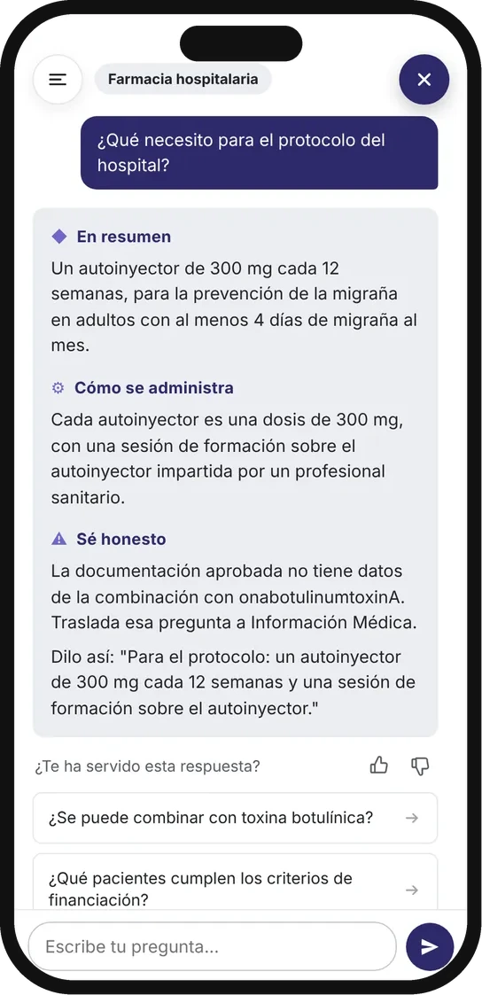 Farmacia hospitalaria · el dato para el protocolo