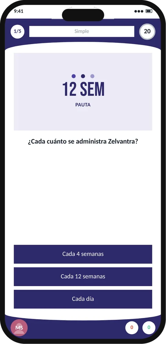 Una pregunta de reto y un repaso dirigido en Atrivity Readiness